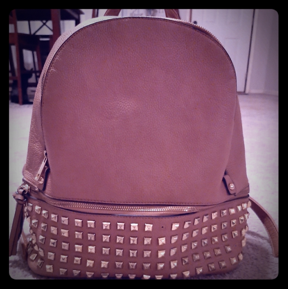 Studded Bookbag Purse